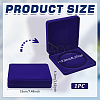 Velvet Pearl Necklace Storage Gift Boxes CON-WH0086-128B-2