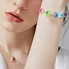 70Pcs 7 Colors Dyed Synthetic Riverstone Beads G-YW0002-99-6