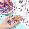 900Pcs 3 Colors Transparent Acrylic Beads MACR-FS0002-23-8