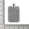 Tibetan Style Alloy Pendant Cabochon Settings X-TIBEP-N003-02AS-4