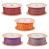 5 Rolls 5 Colors 20M 18-Ply Cotton Twisted Cord OCOR-TA0003-64B-3