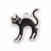 Alloy Enamel Pendants ENAM-M055-14P-1