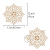 Laser Cut Basswood Wall Sculpture WOOD-WH0113-084-2