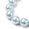 Electroplated Shell Pearl Beads Strands BSHE-G041-16mm-03-3