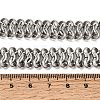316L Surgical Stainless Steel Link Chain Choker Necklaces SA-CBAB122-03P-5