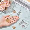 6Pcs Crystal Cage Holder Necklace NJEW-AB00035-3