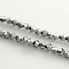 Electroplate Glass Bead Strands EGLA-R094-3mm-08-1