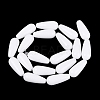 Opaque Glass Beads Strands GLAA-Q113-03A-C01-2