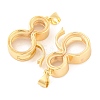 Rack Plating Brass Locket Pendants KK-F874-01G-14-2