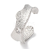 Rack Plating Brass Cubic Zirconia Open Cuff Rings for Women RJEW-S242-12P-1