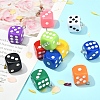 20Pcs 10 Colors Plastic Pendants KY-CJ0001-56-5