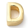 Rack Plating Brass Slide Charms KK-M254-15G-D-1