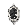 Tibetan Style Alloy Pendants TIBE-B002-04AS-01-1