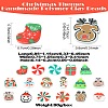 200Pcs Christmas Themes Handmade Polymer Clay Beads CLAY-CJ0001-95-8
