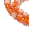 Crackle Glass Beads Strands GLAA-U001-6mm-10-2