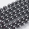 Non-Magnetic Synthetic Hematite Beads G-H1069-1-1