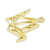 Alloy Open Back Bezel Pendants FIND-L025-07G-2