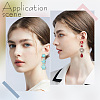 50 Sets 304 Stainless Steel Stud Earring Finding STAS-BBC0003-32-5