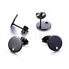 304 Stainless Steel Stud Earring Findings X-STAS-K184-01-02B-1