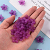 Frosted Acrylic Bead Caps MACR-S371-08A-743-5
