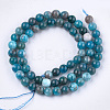Natural Apatite Beads Strands X-G-S333-6mm-031-2