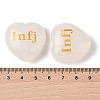 Natural Quartz Crystal Heart Engraving MBTI Figurines Statues for Home Office Desk Decorations X1-G-K353-05C-3