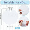 8Pcs Acrylic Heat Transfer Big Pendants FIND-SP0003-10A-2