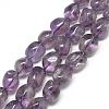 Natural Amethyst Beads Strands G-R435-07-1