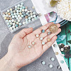 Natural Frosted Flower Amazonite Round Beads G-NB0005-34C-3