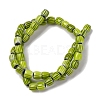 Handmade Lampwork Chevron Beads Strands LAMP-K041-01B-26-3