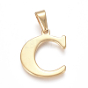 304 Stainless Steel Pendants STAS-F106-95G-C-1