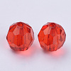 Transparent Acrylic Beads TACR-Q257-6mm-V12-2