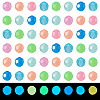 500Pcs Luminous PS Plastic Beads FIND-TA00009-13A-2