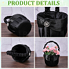 Polyester Flower Baskets with Handle AJEW-CP0010-64-6
