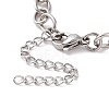 Non-Tarnish 304 Stainless Steel Cable Chain Bracelet for Men Women BJEW-E031-01P-03-3