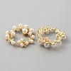 Plastic Imitation Pearl Shoe Decoration FIND-WH0155-051-2