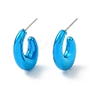 Teardrop Acrylic Stud Earrings EJEW-P251-10-2
