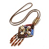 Colorful Woven Shells Pendant Necklaces for Women KH6555-2-1