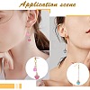 10Pcs Gemstone Charm Pendant Crystal Quartz Healing Natural Stone Pendants Buckle for Jewelry Necklace Earring Making Cra JX599C-6