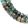 Natural African Turquoise(Jasper) Beads Strands G-N342-28A-4