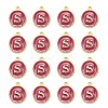 Golden Plated Alloy Enamel Charms ENAM-S118-08S-2