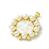 Eco-Friendly Brass Pendants KK-A204-02B-03G-2