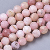 Natural Pink Opal Beads Strands G-R462-018C-AB-1