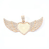 Alloy Pendant Cabochon Settings X-PALLOY-S107-001KC-RS-1