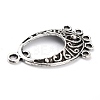 Tibetan Style Alloy Chandelier Component Links PALLOY-P224-05AS-4