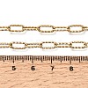 4MM 304 Stainless Steel Textured Paperclip Chain Necklaces for Man and Women SA-CBAB767-09G-5