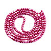 Baking Paint Pearlized Glass Pearl Round Bead Strands LS-HY-Q003-10mm-10-3