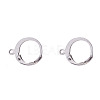 Tarnish Resistant 316L Surgical Stainless Steel Leverback Earring Findings STAS-F075-38P-1