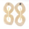 Acrylic Dangle Stud Earrings EJEW-JE03840-3