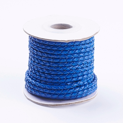 Round Braided Cowhide Cords WL-L009-01G-1